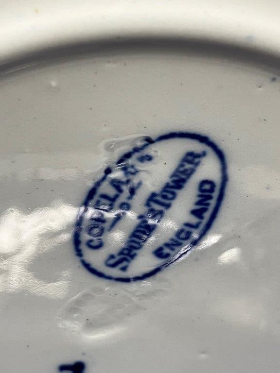 Copeland Spode's Tower Blue Transferware Plates - 5
