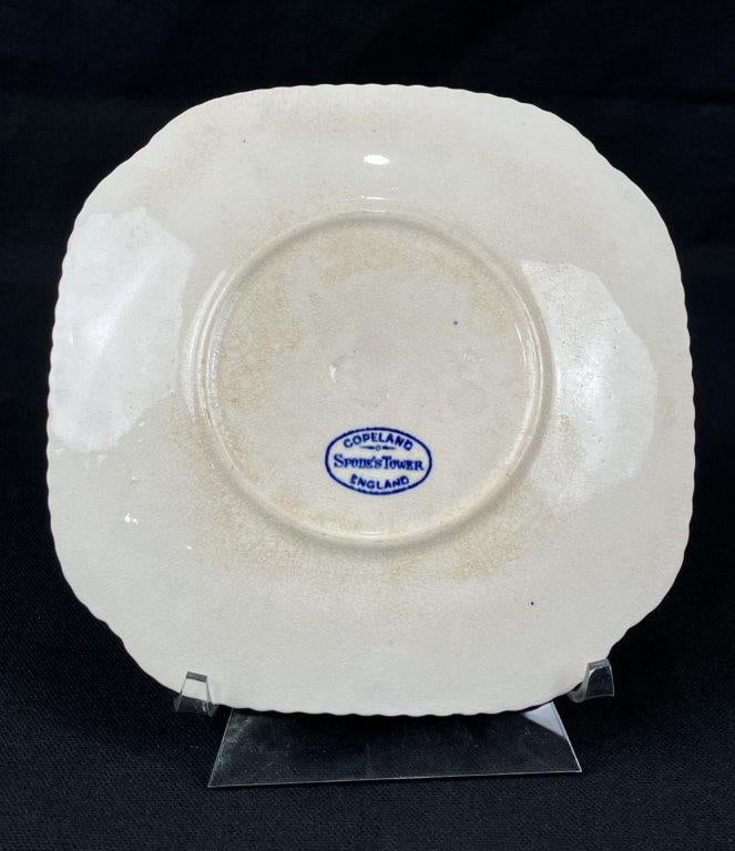 Copeland Spode's Tower Blue Transferware Plates - 7