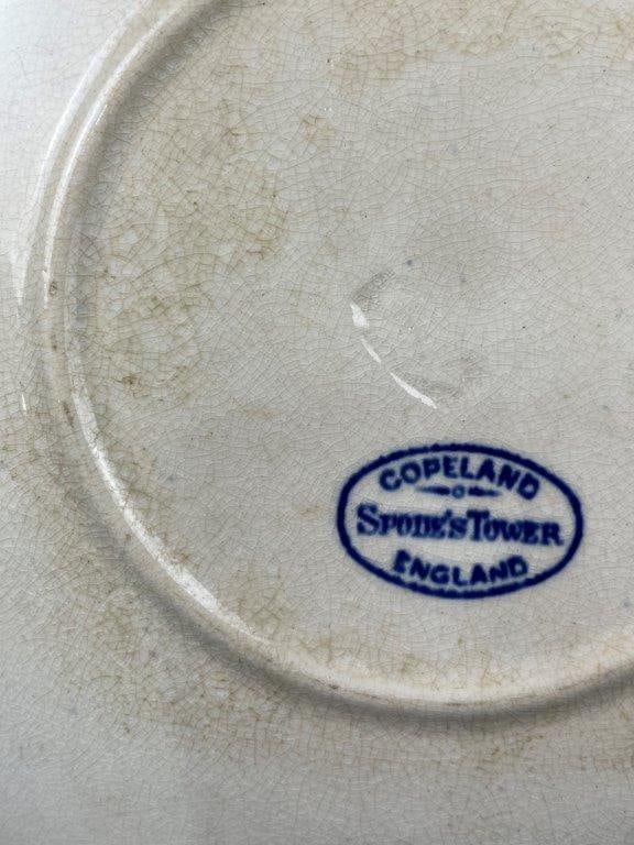 Copeland Spode's Tower Blue Transferware Plates - 8