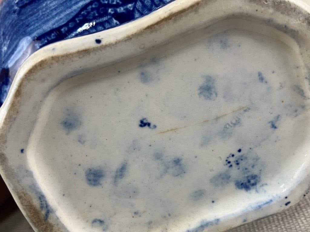 Two Staffordshire Transferware Sugar Bowls - 10