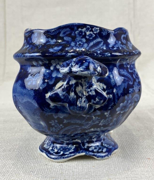 Two Staffordshire Transferware Sugar Bowls - 12