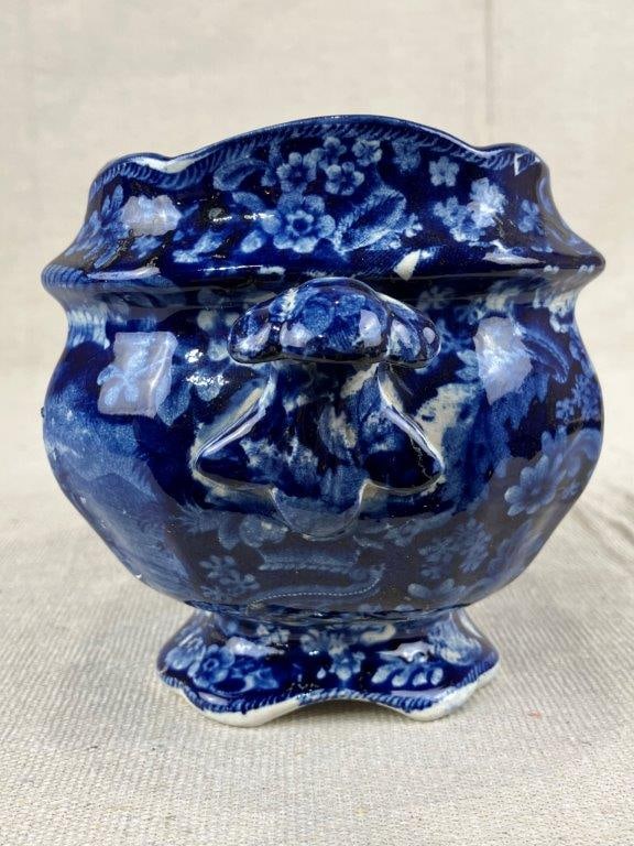 Two Staffordshire Transferware Sugar Bowls - 14