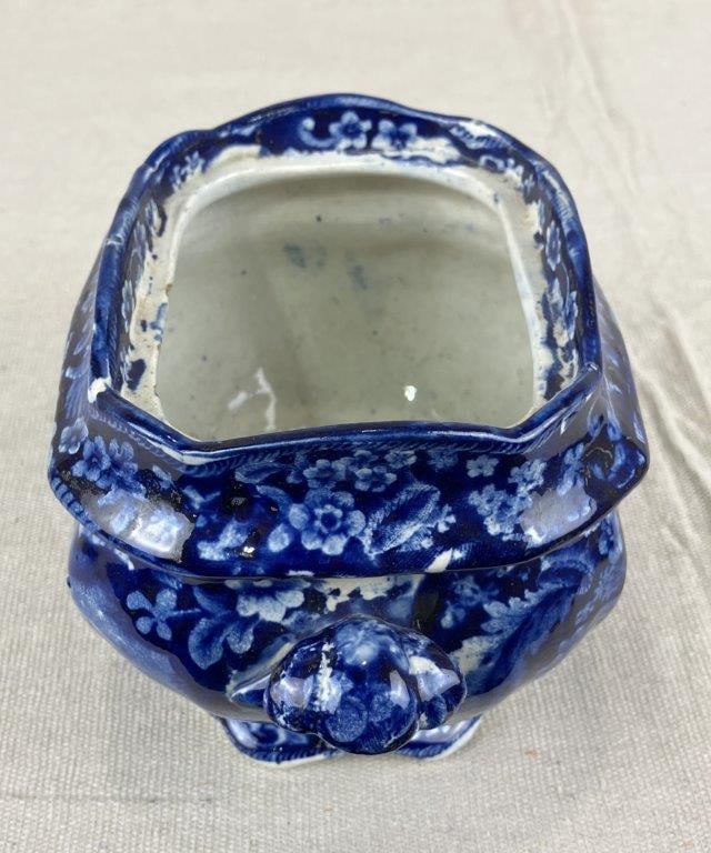 Two Staffordshire Transferware Sugar Bowls - 15