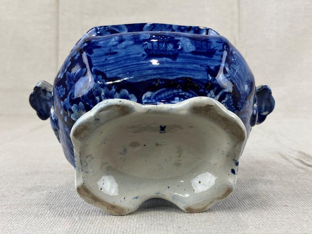 Two Staffordshire Transferware Sugar Bowls - 16