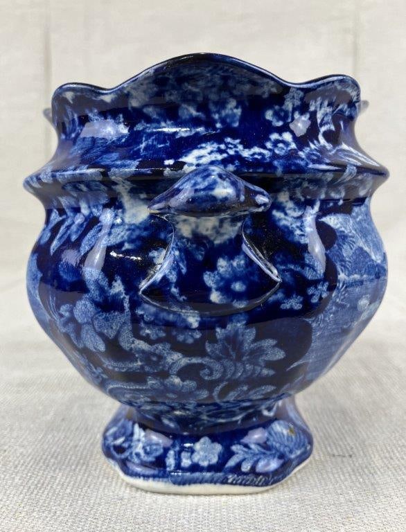 Two Staffordshire Transferware Sugar Bowls - 8