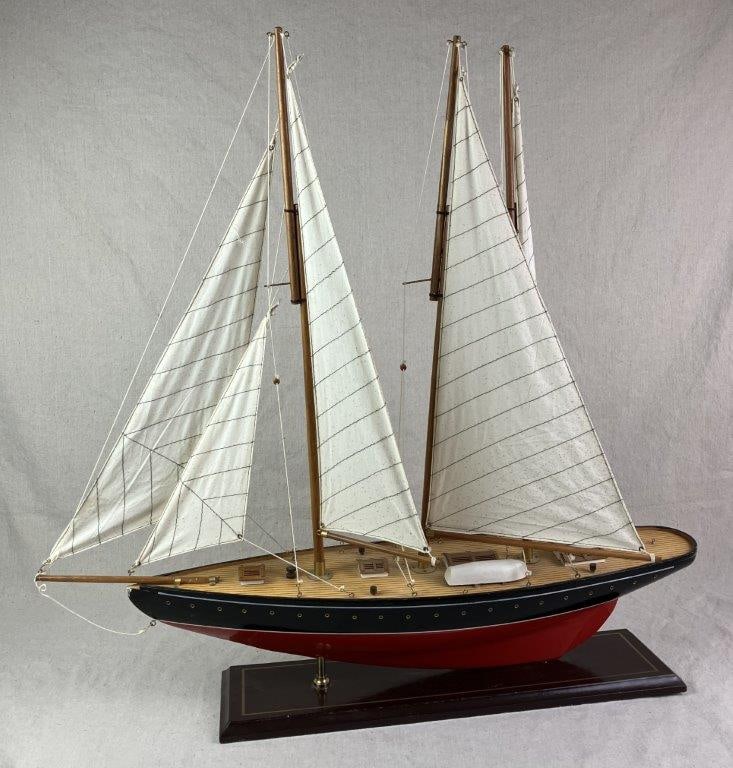Handcrafted Model Sailboat (1 of 10)