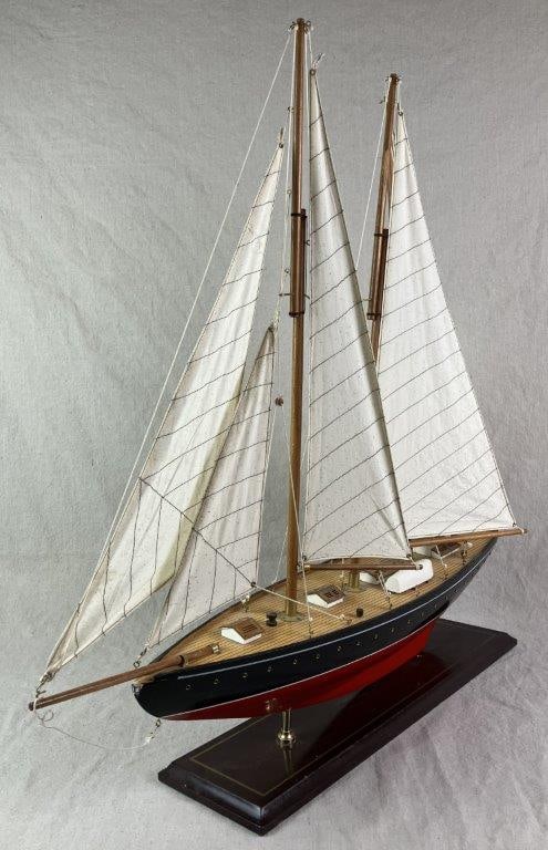 Handcrafted Model Sailboat - 5