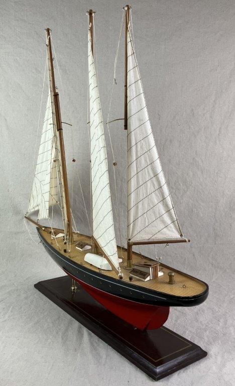 Handcrafted Model Sailboat - 7