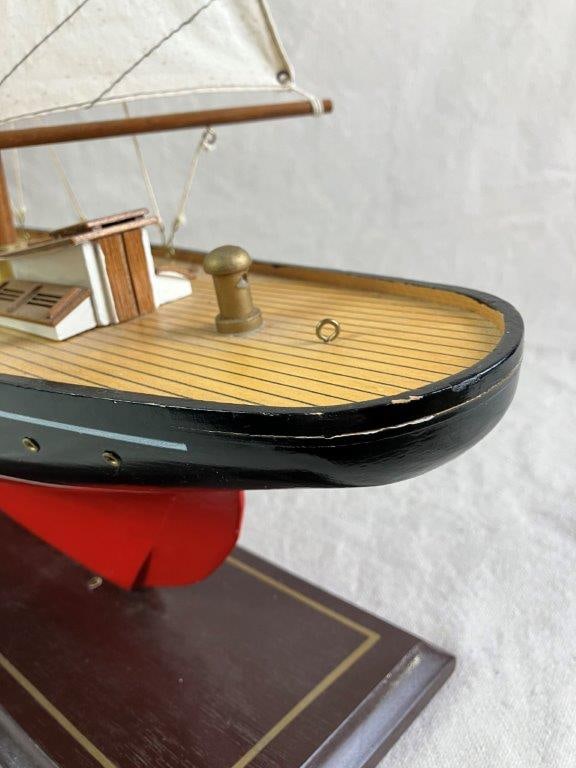 Handcrafted Model Sailboat - 8