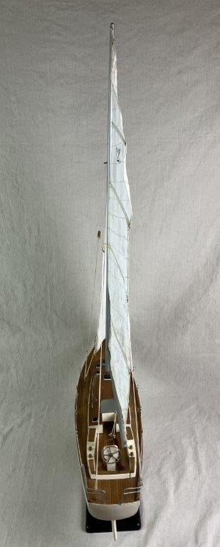 Handcrafted Model Sailboat - 10