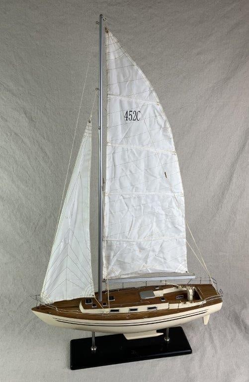 Handcrafted Model Sailboat (1 of 10)