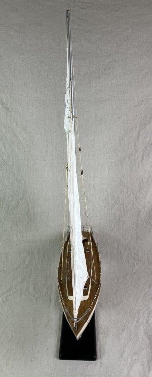 Handcrafted Model Sailboat - 7