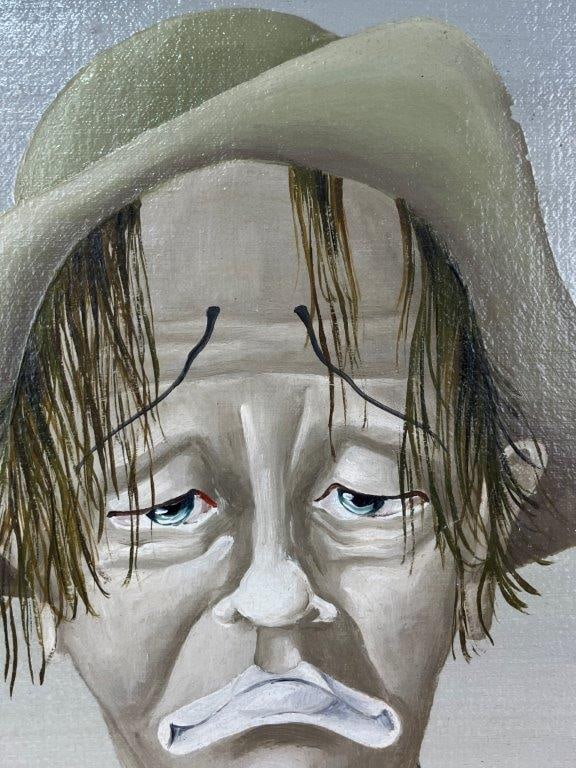 Anfa Clown Portrait Oil Painting - 3
