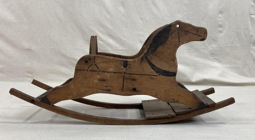 Antique Child's Shoo-Fly Rocking Horse - 5