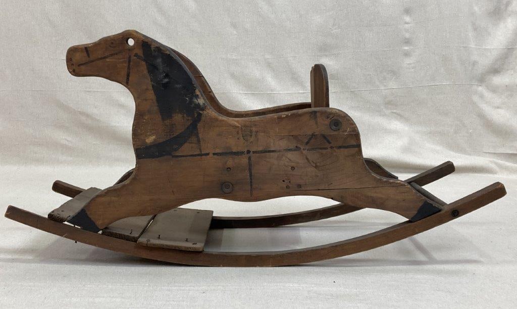 Antique Child's Shoo-Fly Rocking Horse - 7