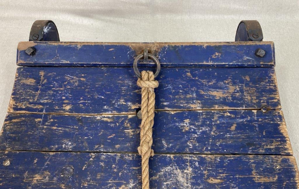 Antique Wood Sled - 3