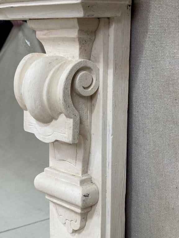 White Painted Architectural Mirror - 4