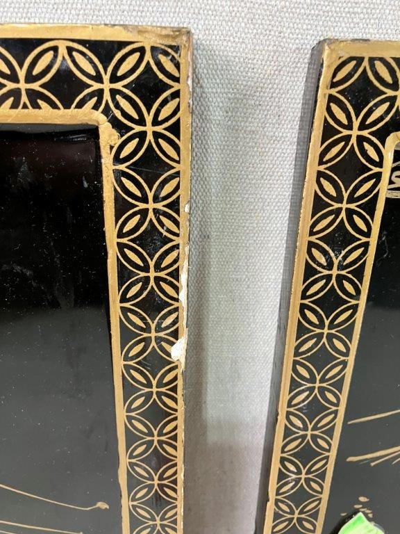 Four Chinese Wall Panels - 4