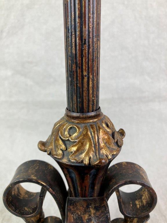 Art Nouveau Style Metal Table Lamp - 4