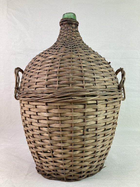 Wicker Wrapped Demijohn - 3