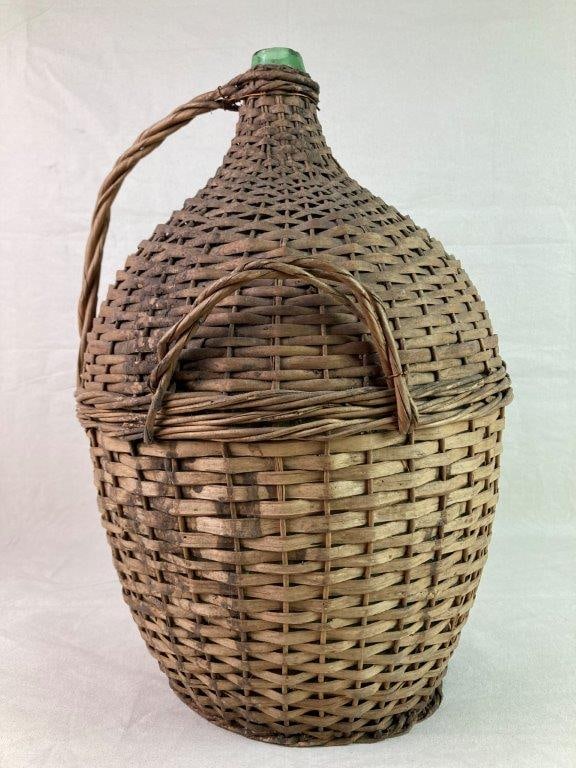 Wicker Wrapped Demijohn - 4