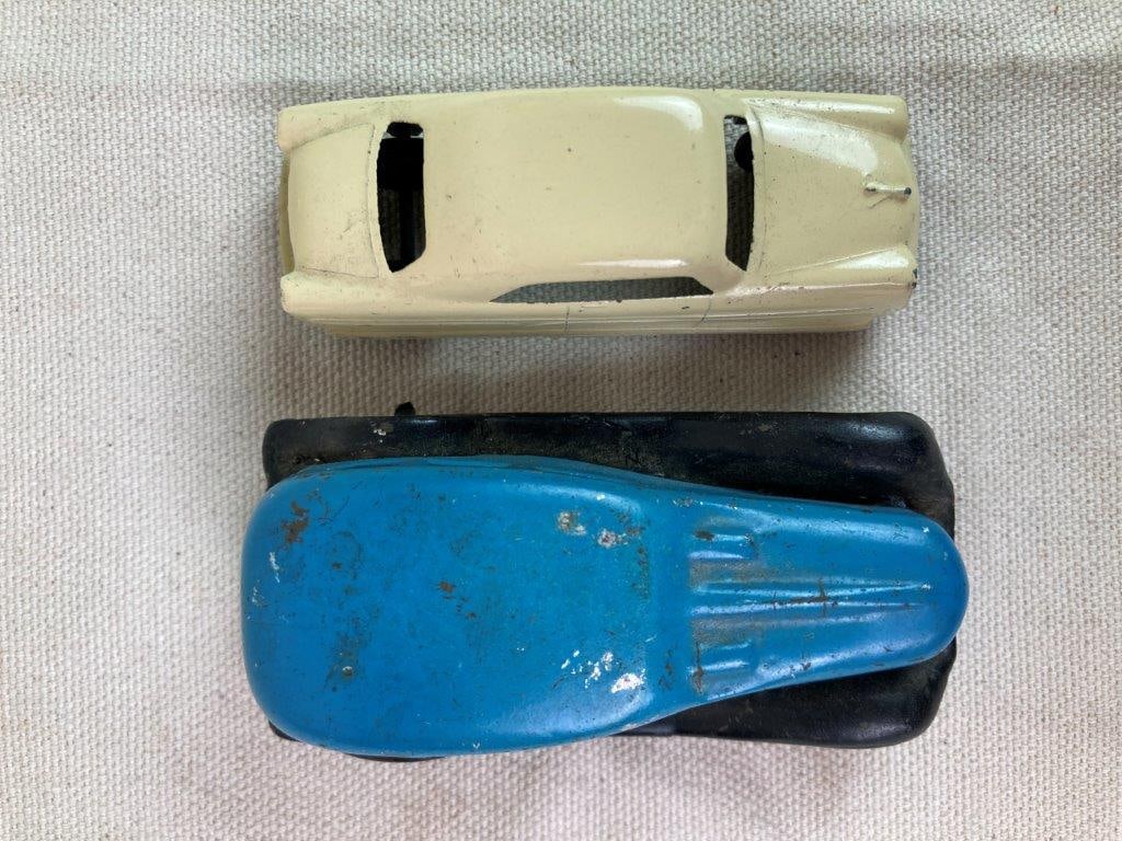 Assortment of Vintage Tin Toy Vehicles - 10