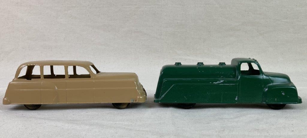 Assortment of Vintage Tin Toy Vehicles - 4