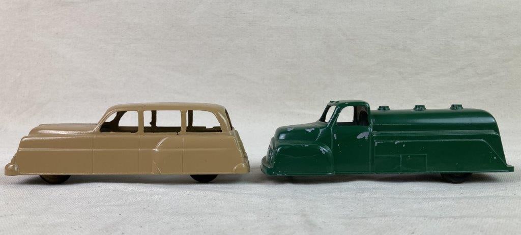 Assortment of Vintage Tin Toy Vehicles - 6