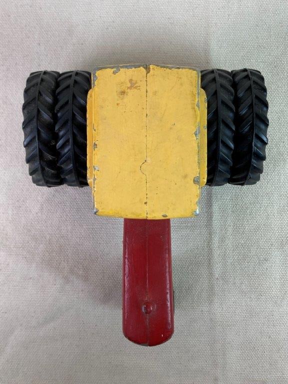 Vintage Toy Tractor and Goat-Pulled Cart - 3