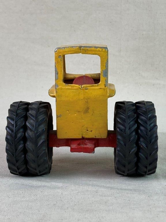 Vintage Toy Tractor and Goat-Pulled Cart - 6