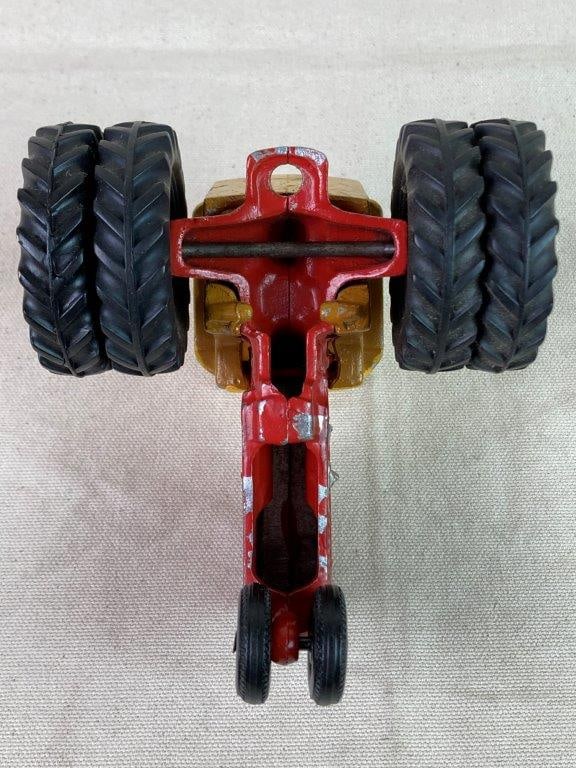 Vintage Toy Tractor and Goat-Pulled Cart - 8