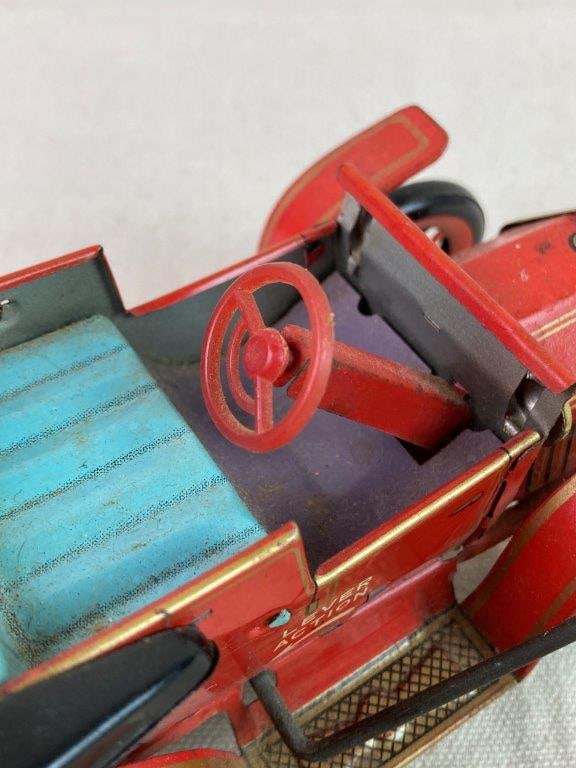 Vintage Tin Litho Car - 9