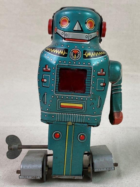 Vintage Noguchi Tin Mighty Robot Toy - 2