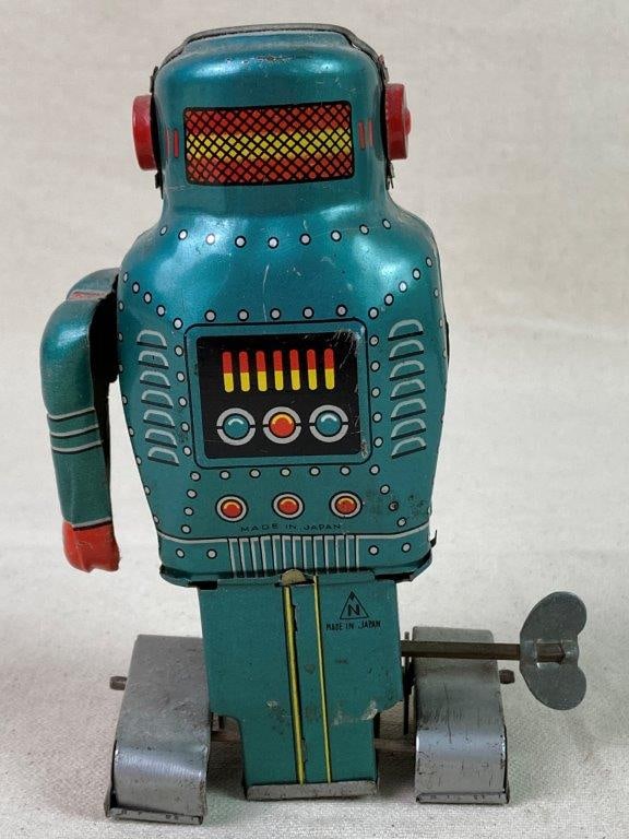 Vintage Noguchi Tin Mighty Robot Toy - 4