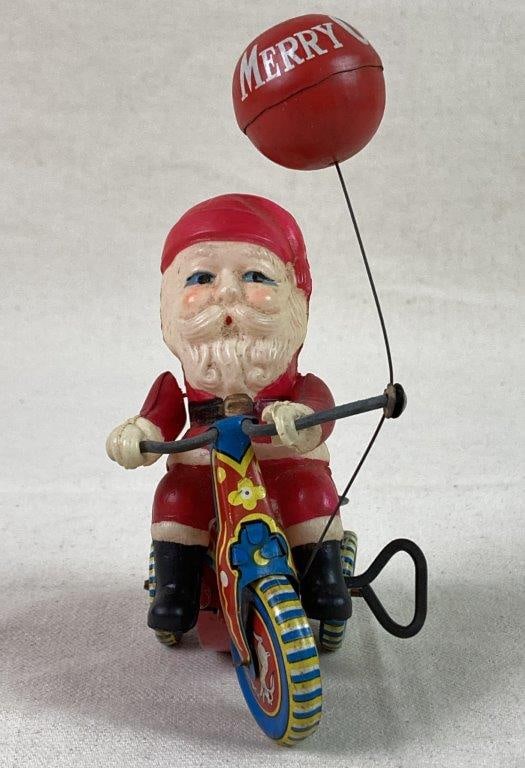 Vintage Suzuki Santa Tricycle Toy - 2
