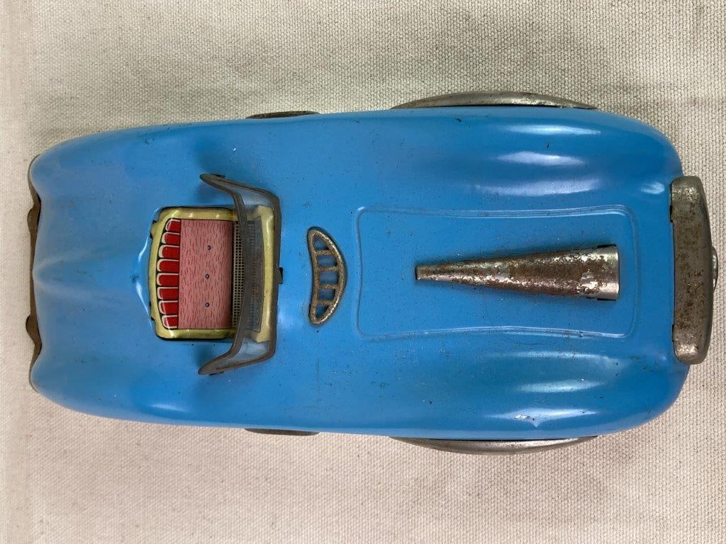 Vintage Asahi Tin Mercedes Toy Car - 2