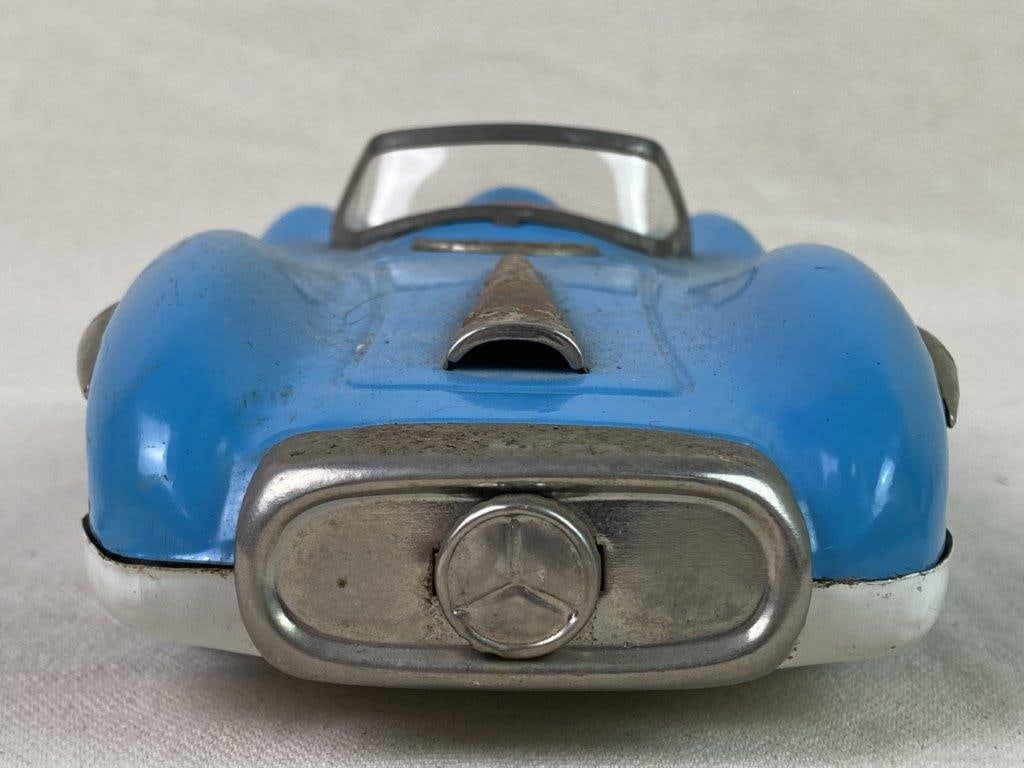 Vintage Asahi Tin Mercedes Toy Car - 3