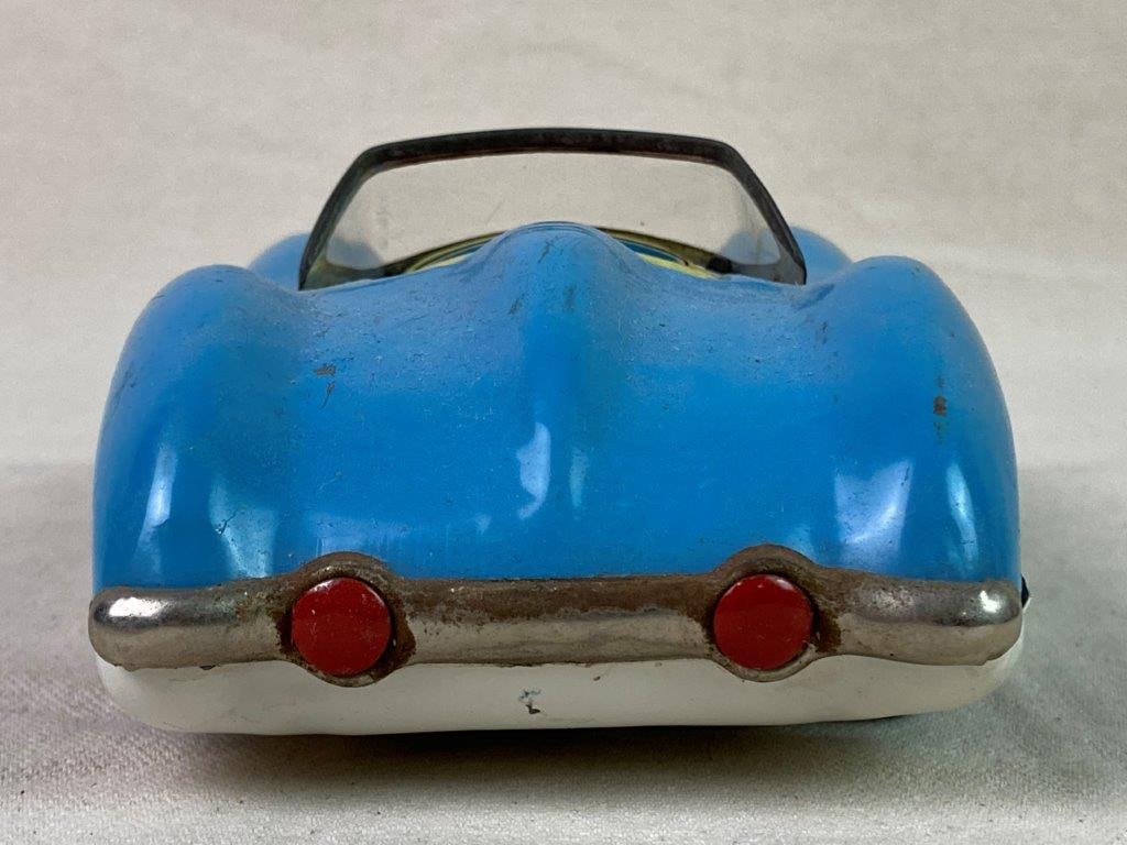 Vintage Asahi Tin Mercedes Toy Car - 5