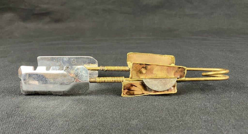 Two Sugar Tongs Including Mixed Metals - 5