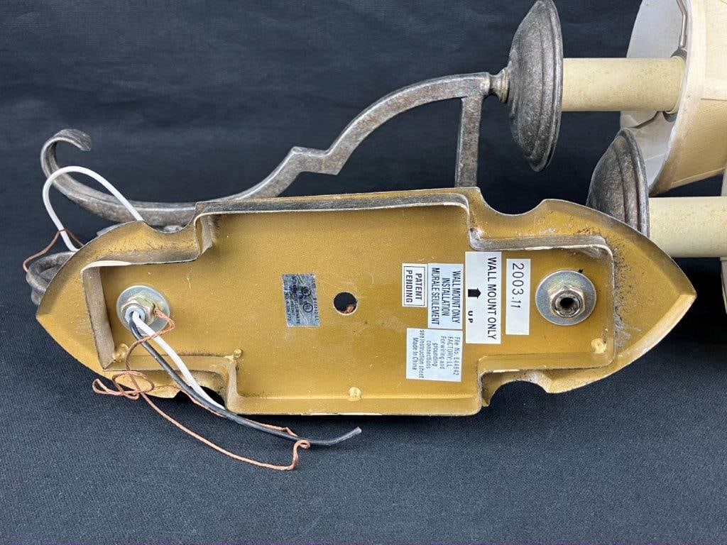 Brushed Metal Wall Sconces - 4