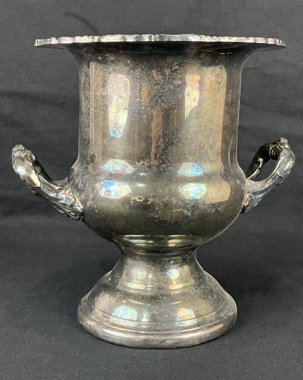 Silverplate Wine Cooler - 2