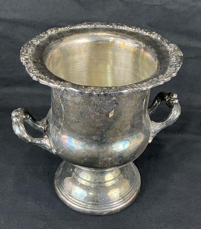 Silverplate Wine Cooler - 3