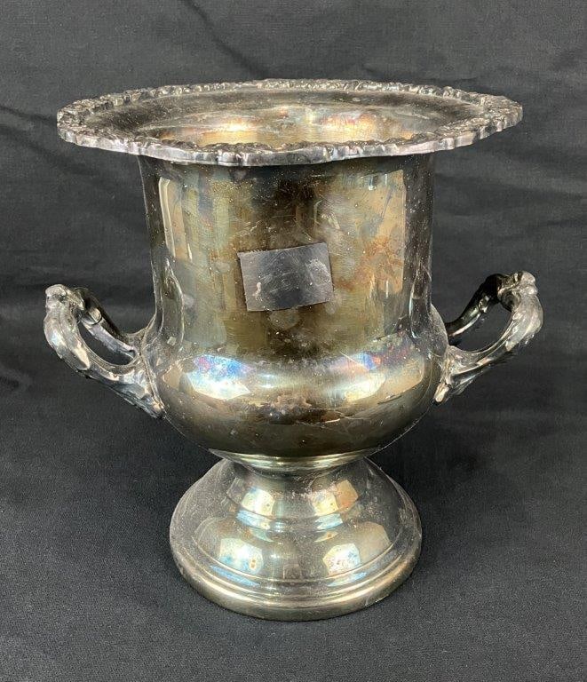 Silverplate Wine Cooler - 7