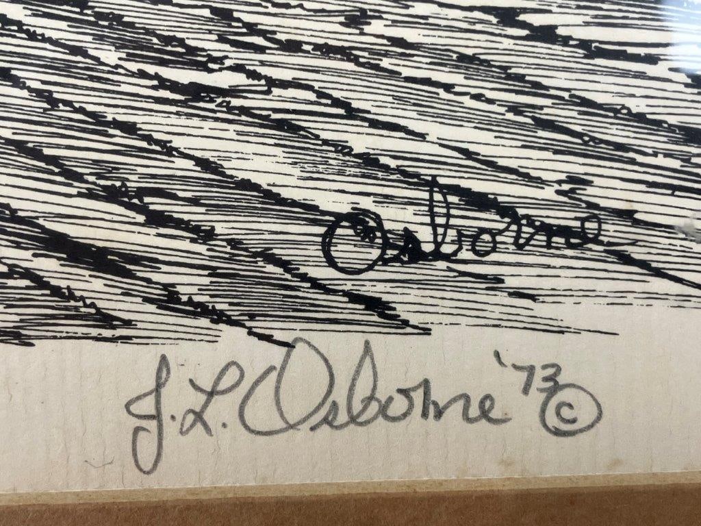 Signed Hilton Head Lithograph by J. L. Osborne - 4