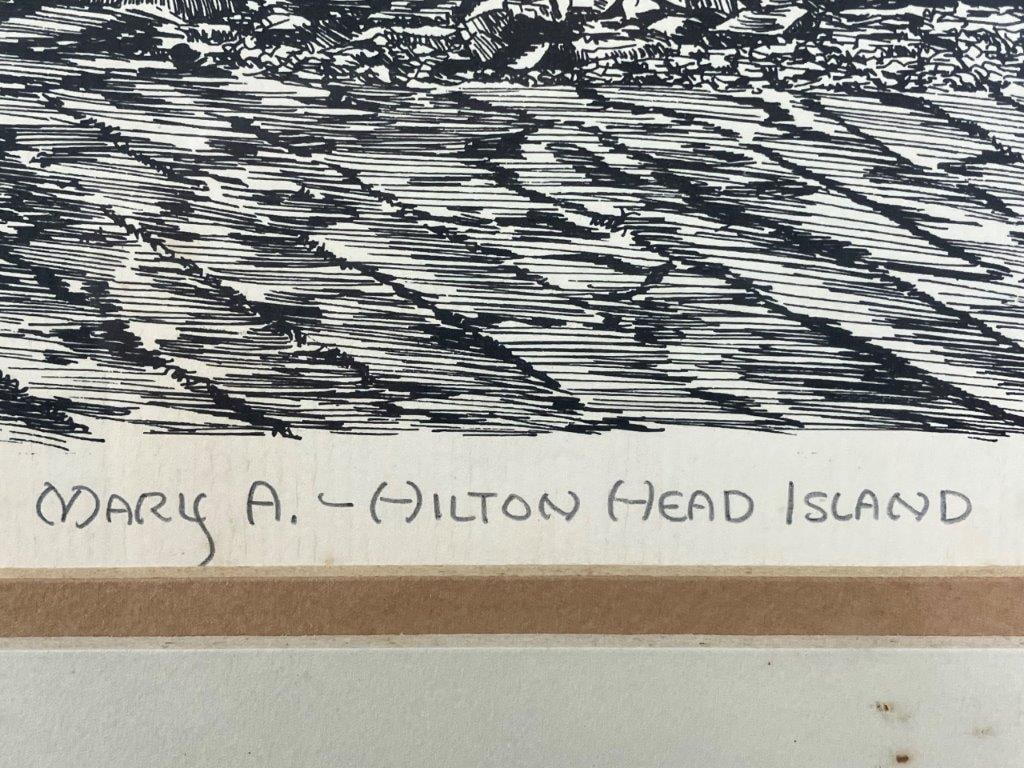 Signed Hilton Head Lithograph by J. L. Osborne - 5