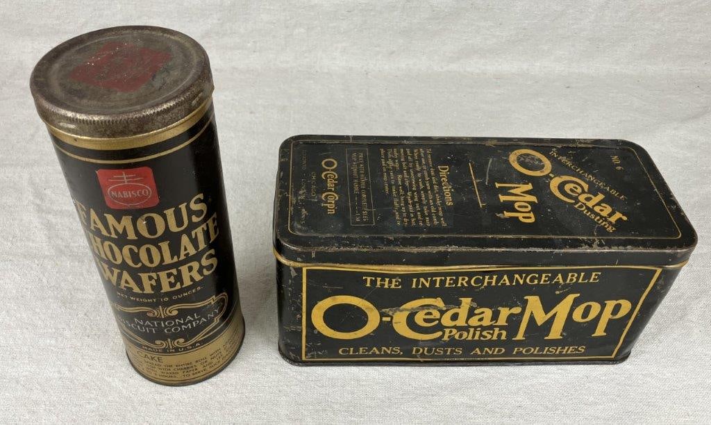 Four Advertising Tins - 12