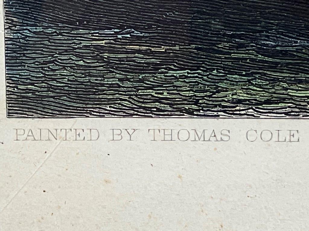 19th Century Color Engraving after Thomas Cole, The Voyage of Life: Manhood - 4