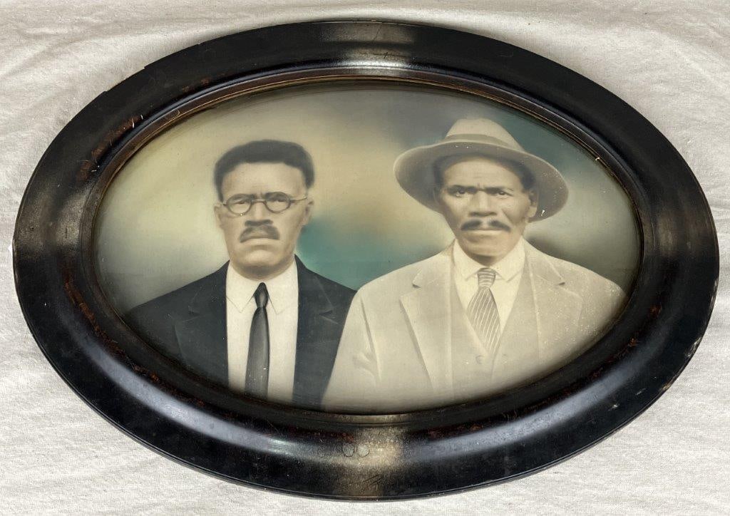 Black Americana Embellished Lithograph, Early 20th Century (1 of 7)