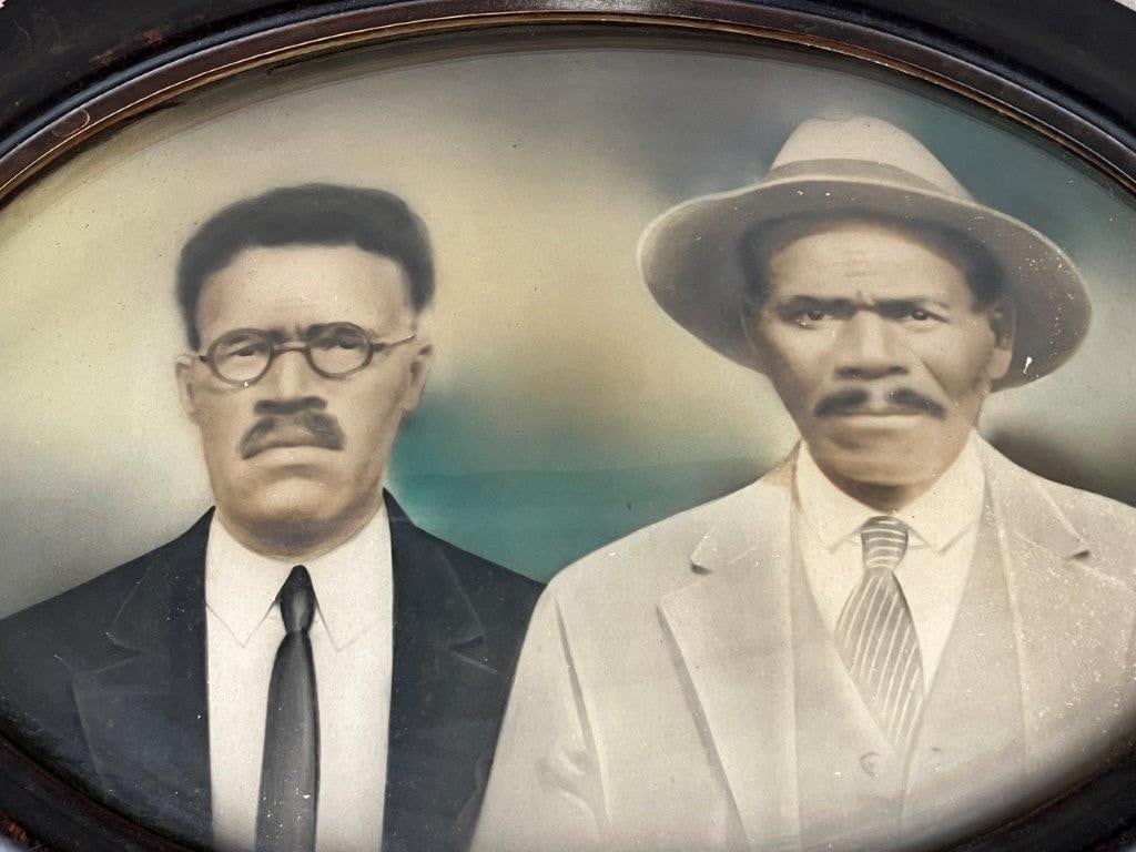 Black Americana Embellished Lithograph, Early 20th Century - 2