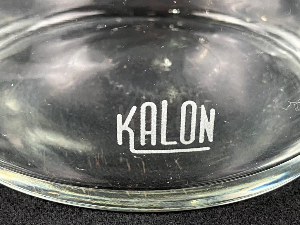 Two Glass Covered Storage Jars - 3